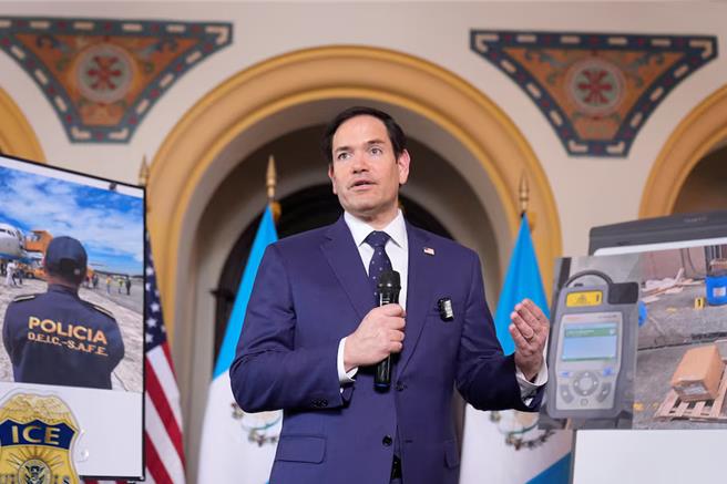 美國國務卿盧比歐出訪瓜地馬拉（圖／路透社）