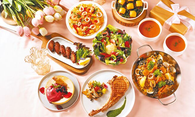 SOGO忠孝館PD BY PETIT DOUX閃爍知心雙人套餐，原價2490元，特價2300元。（SOGO提供）