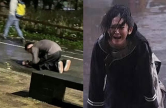 汪小菲「雨中下跪」畫面曝！ 網酸：他大概過年也在看《甄嬛傳》