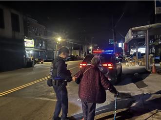 桃園中壢迷途8旬婦尋獲！ 獨行10小時警熱心護送返家