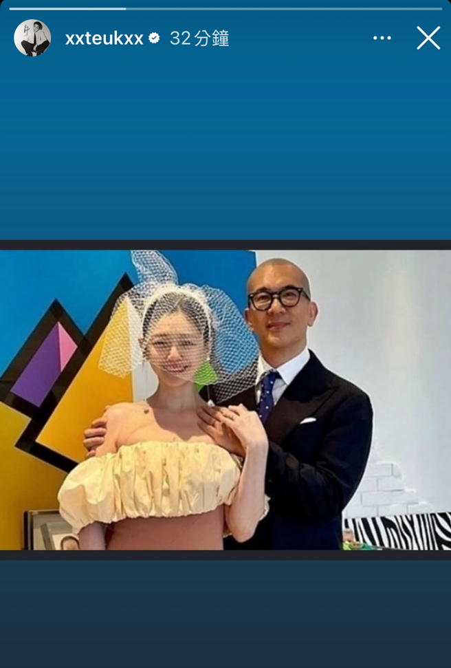 SJ利特昨在IG限時動態曬出大S和具俊曄的照片。（圖／翻攝自xxteukxx IG）