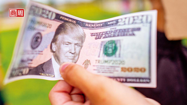 自川普胜选后，美元指数持续上扬。(来源・Dreamstime/典匠影像)