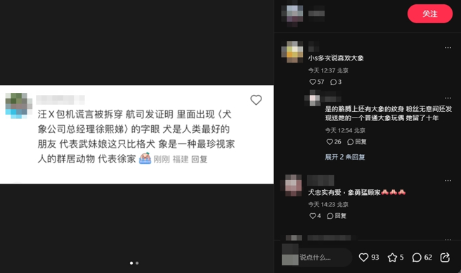 粉絲解讀小S所經營的公司名稱涵義。（圖／翻攝自小紅書）