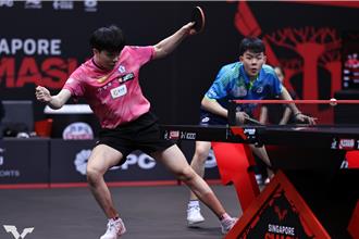 WTT大滿貫》林昀儒、高承睿不敵陸黃金組合 亞軍創台灣最佳成績