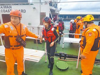 台東 划獨木舟遇險 海巡隊救回17人