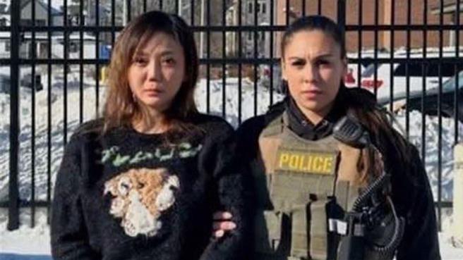 「太阳花女神」刘乔安因为涉入毒品案件被新北地检署发布通缉潜逃美国，近日被美方警察拘捕，新北地检署说，待警方将她解送归案后将依法处理。（美国移民暨海关执法局）