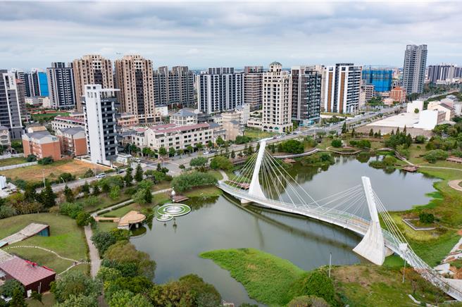 過境旅客台灣燈會期間限定行程(自由行建議路線)-青塘園。（觀光署提供／蔡明亘台北傳真）