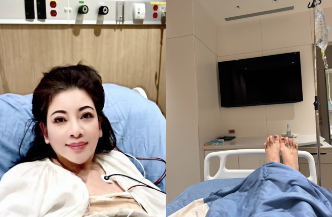 陈文茜心跳破120下爆心肌炎，过年后紧急入住台大新病房。（图／脸书 文茜的世界周报 Sisy's World News）