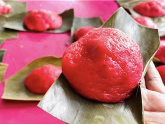 紅龜粿變鹹了！綠島「包子」超驚豔 鰹魚內餡鮮味炸裂