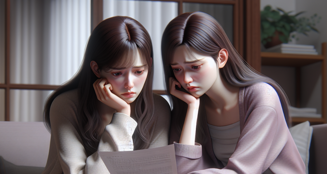 媽媽再婚完全不理她們 ，53歲失智被安置！2個女兒訴請免除扶養義務獲准。（示意圖、與本案無關／AI生成）