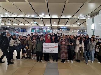 高鐵南港站新春送暖 助逆境青年出遊