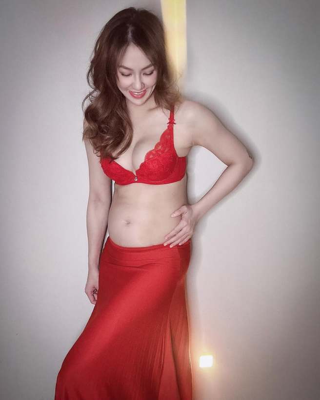 刘雨柔在社群发文表示，自己是在患有严重肌腺症的情况下怀孕。（图／翻摄自刘雨柔IG）