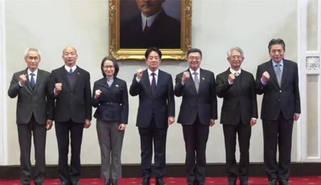 總統賴清德10日依憲法賦予權責，召開五院院長，會商國政。圖／統府府官網直播