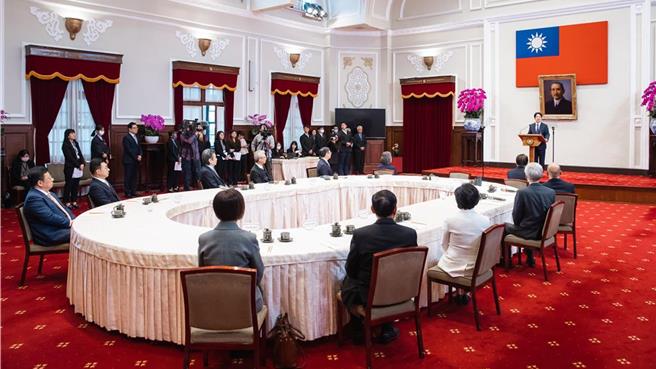 賴清德總統於今（10）日召集五院國政會商。（總統府提供）