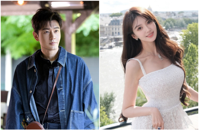 大陆男星黄晓明和叶珂所怀的孩子，被爆料将在下个月生产，而且还是女宝宝。（图／摄自微博、中天综合台提供）