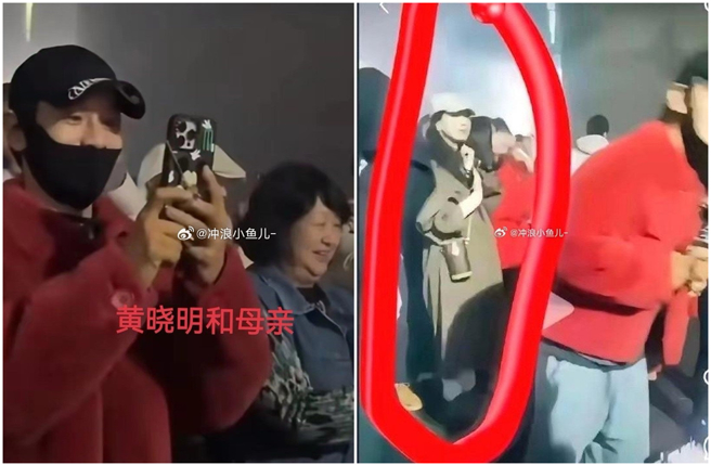 近日网路疯传黄晓明和叶珂假分手，大年初五还在福建一起看游神，但却有网友反驳是谣传。（图／摄自微博）