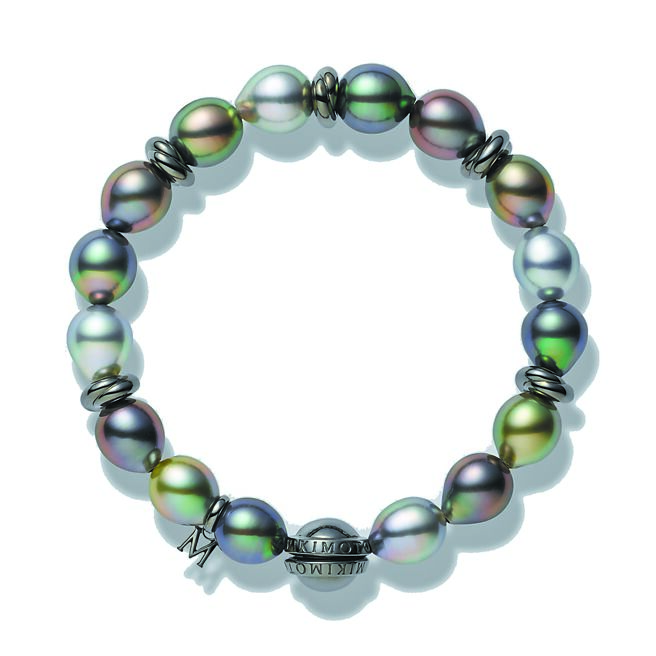 MIKIMOTO的PASSIONOIR黑南洋珍珠手炼，21万5000元 。（MIKIMOTO提供）