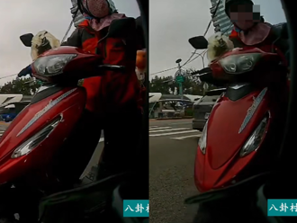 台中阿嬤大暴走！逆向連3撞待轉騎士 狠嗆：找死是不是？