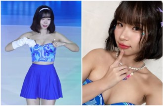 啦啦队女神热舞「马甲下滑」！傲人上围险走光