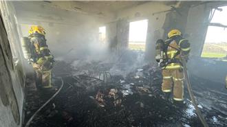 雲林民宅火警全面燃燒   警消衝二樓救出屋主44歲妹妹