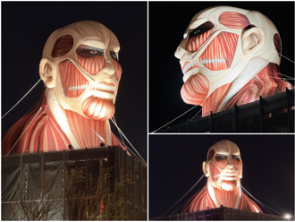 台灣燈會9公尺高「進擊的巨人」震撼全場 網友激喊：此生無憾