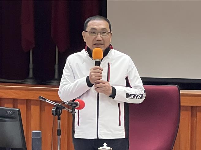 侯友宜今主持2月份治安会报。（王扬杰摄）