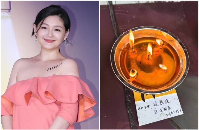 大S春节期间在日本病逝，有善心人士默默替大S点灯祈福。（图／中时资料照、摄自微博）