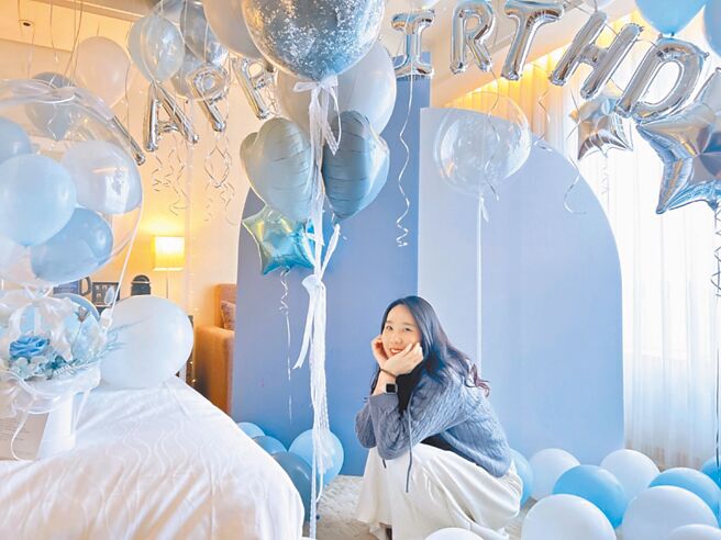 「告白氣球」情人節住房專案與KNJ Balloon Store攜手打造情人節滿滿儀式感。圖／台中裕元花園酒店提供