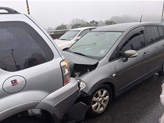 彰化台74甲線東外環道「15車連環撞」 1人輕傷送醫