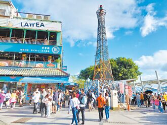 淡水渡船頭燈杆 說明會談去留