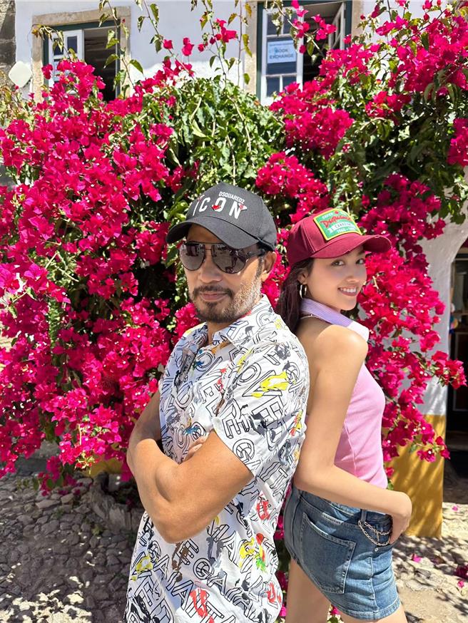 任达华（左）与女儿晴佳相处像朋友般零距离。（LiTV、任达华提供）