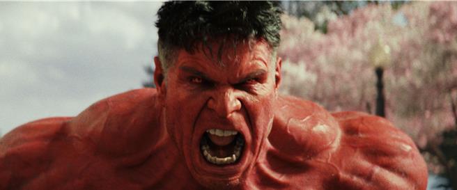 哈里遜福特難得出飾反派紅浩克。（漫威影業提供）