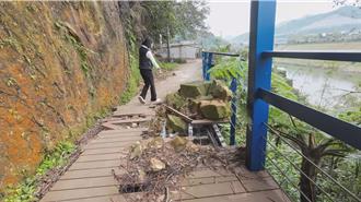 基隆步道遭颱风毁损！封闭3个月 市府挨批无作为