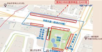 台北車站周邊機車格收費大變革！4路段計次改計時