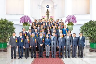 金質獎、玉山獎得獎代表 副總統接見