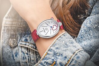 情人節送禮 紅心鑽表傳情