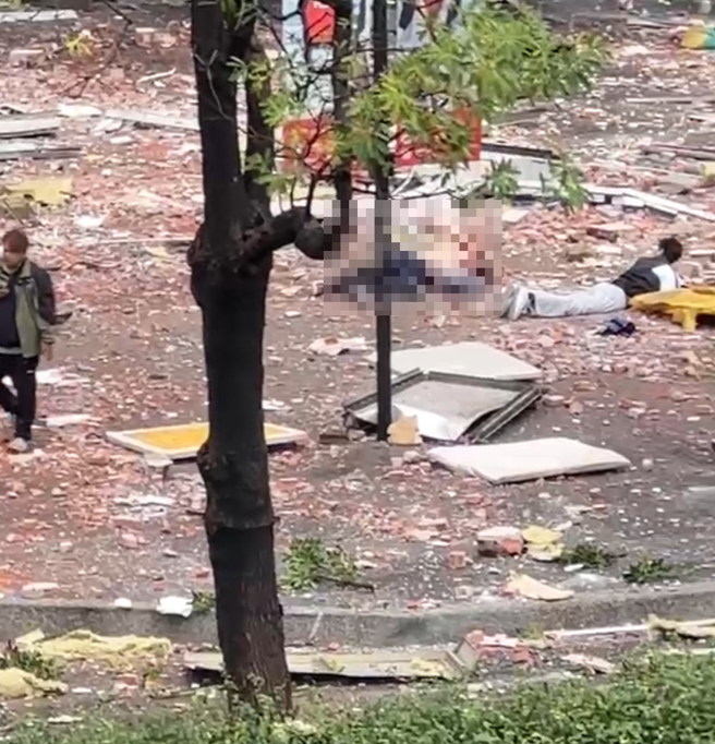 现场画面。（图 / 翻摄自记者爆料网）