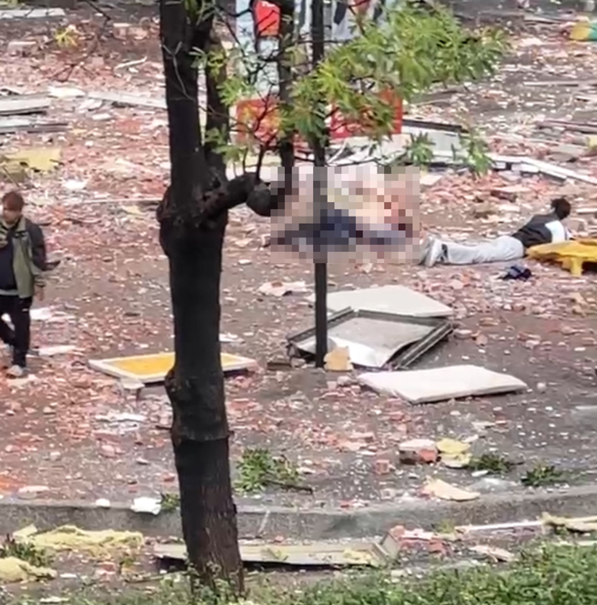 现场画面。（图 / 翻摄自记者爆料网）