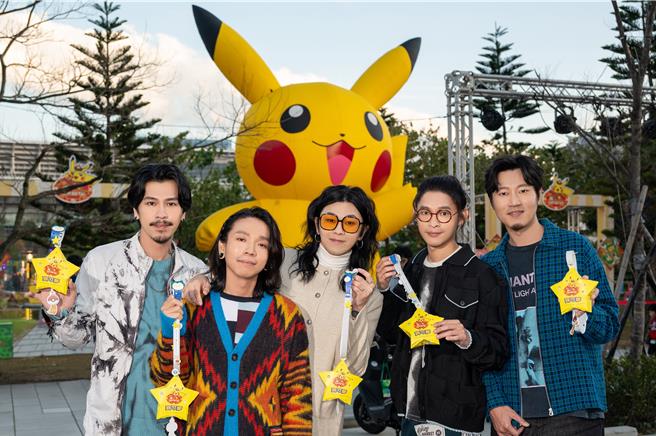 麋先生现身台湾灯会展区参观。（相信音乐提供）