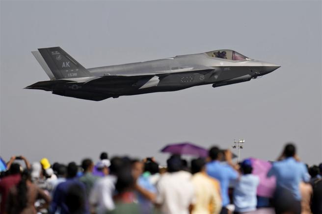 川普同意向印度提供F-35，深化防衛合作。圖為F-35戰機。（達志影像／美聯社資料照片）