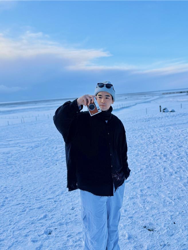 涂善存日前去冰島旅行。（佳葳娛樂提供）