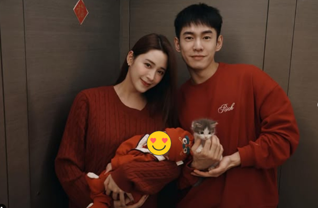 欧阳妮妮与张书豪升格新手爸妈 。（图／翻摄自IG @niniouyang）