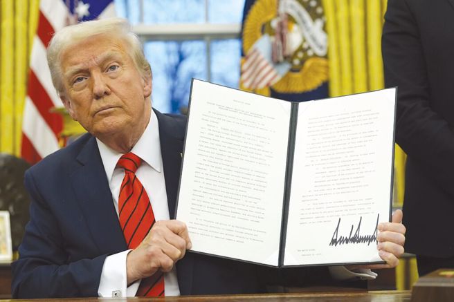 美国总统川普祭出关税战。（图／美联社）