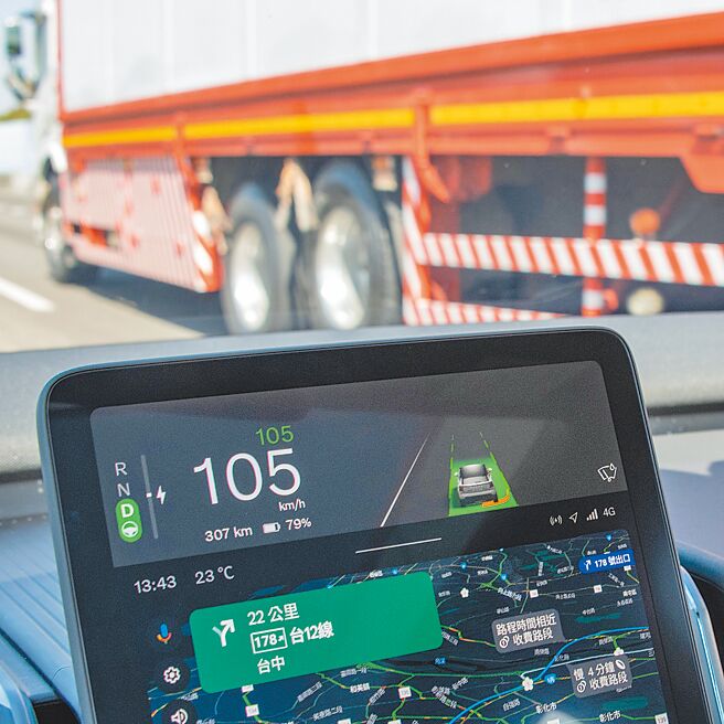 大車車道偏離輔助功能。（陳大任攝）