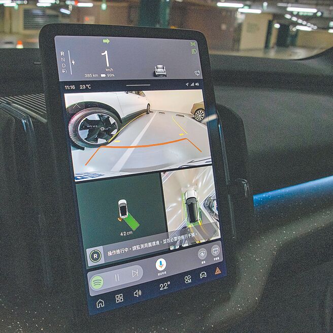 PAP自動停車輔助系統。（陳大任攝）