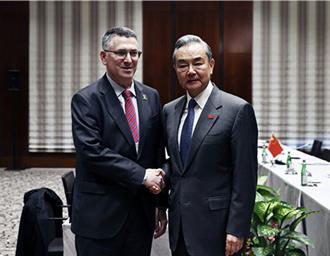 王毅會見以色列外長：「兩國方案」是中東問題根本出路