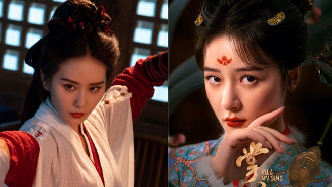 刘诗诗新剧片酬曝光，徐娇凭《长江七号》酬劳拿比女二高。（图／翻摄自微博）