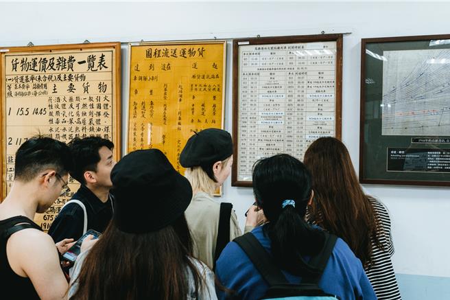 实境游戏透过角色与场景虚实交错，让民眾感受早年哈玛星的繁荣。（文化局提供／纪爰高雄传真）