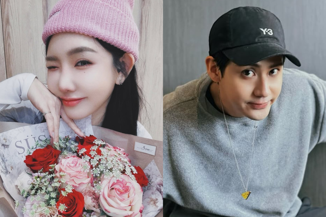 許允樂、李玉璽上月大方認愛。（圖／翻攝自byleway、mr.lucy___IG）

