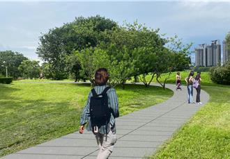 新店溪洲公園大變身！4600萬打造「趣悠天地」 拚年底完工